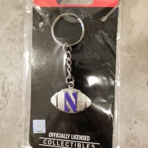 Northwestern Collectibles Football Key Chain (Bunfle Of 10)